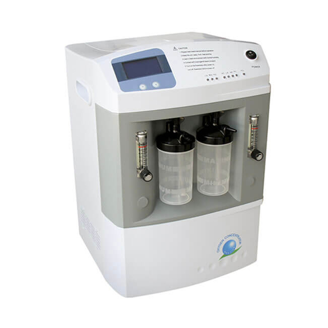 Generador de oxígeno del concentrador de oxígeno de flujo para uso doméstico