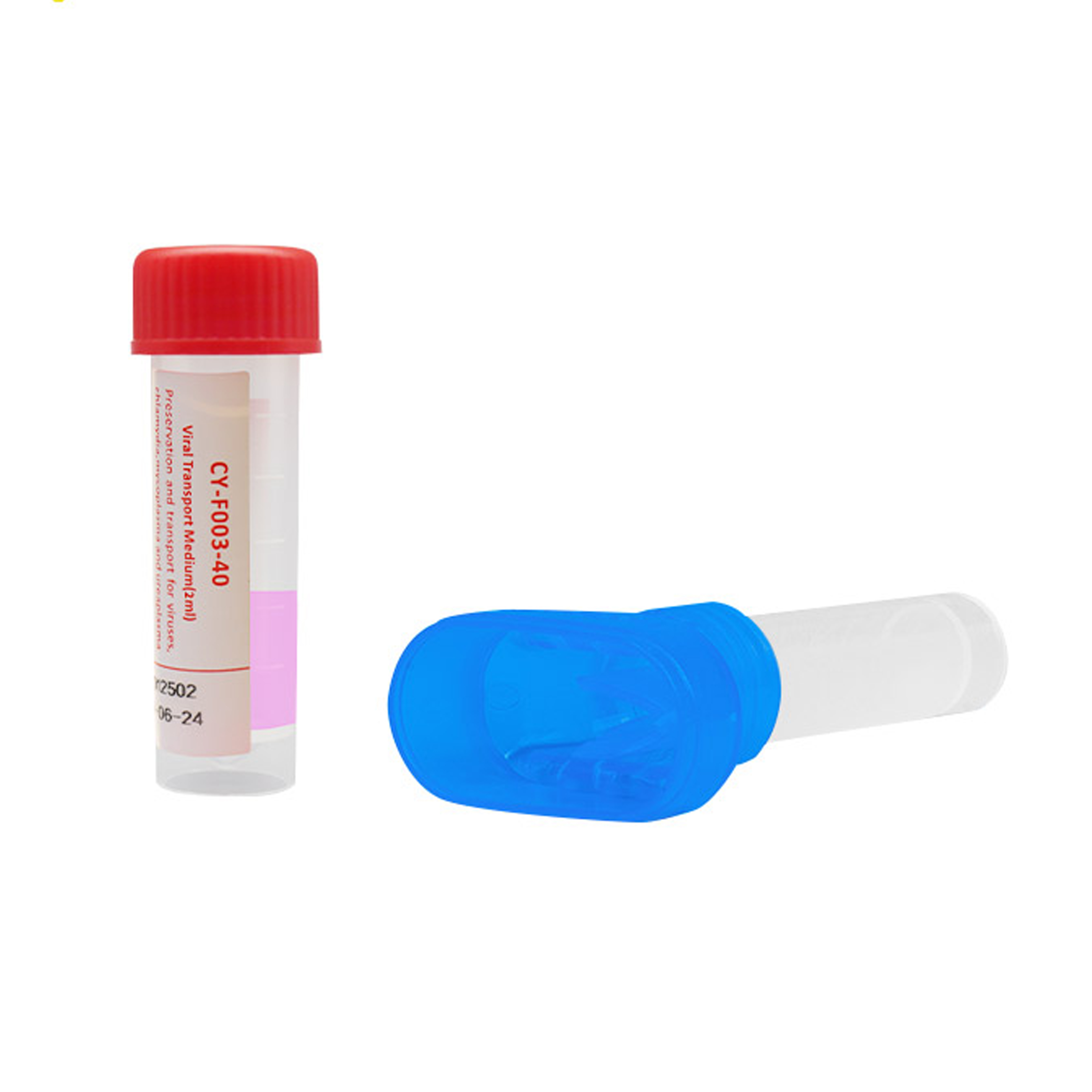 Tubo de muestreo de esputo VTM 5ML PCR PRUEBA Use la colección de muestras de saliva para COVID 19 KIT DE PRUEBA DE ADN 10ml