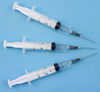 Jeringa desechable médica 0.5ml 1 ml Luer Llock y Slip Sringe para uso hospitalario 3 Parte Jeringa de plástico desechable con CE FDA